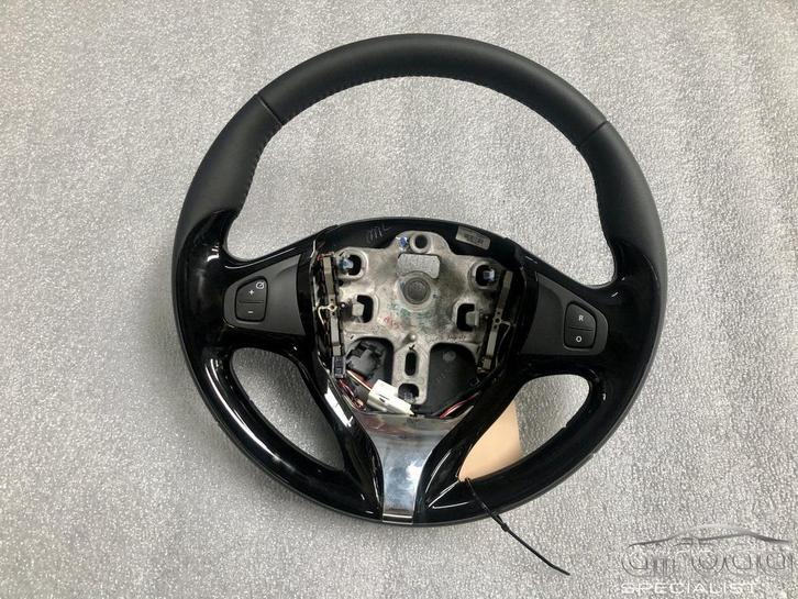 Renault Clio Leren Stuur Zwart 2013-2019 98510543R, Auto-onderdelen, Besturing, Renault, Gebruikt, Ophalen of Verzenden
