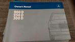 Mercedes-Benz W124 200D 250D 300D instructieboek, Auto diversen, Handleidingen en Instructieboekjes, Ophalen of Verzenden