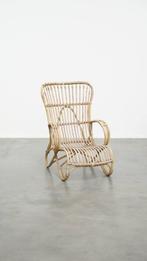 Leuke Dutch design rotan fauteuil uit de jaren ’50, Ophalen, Gebruikt, ., .
