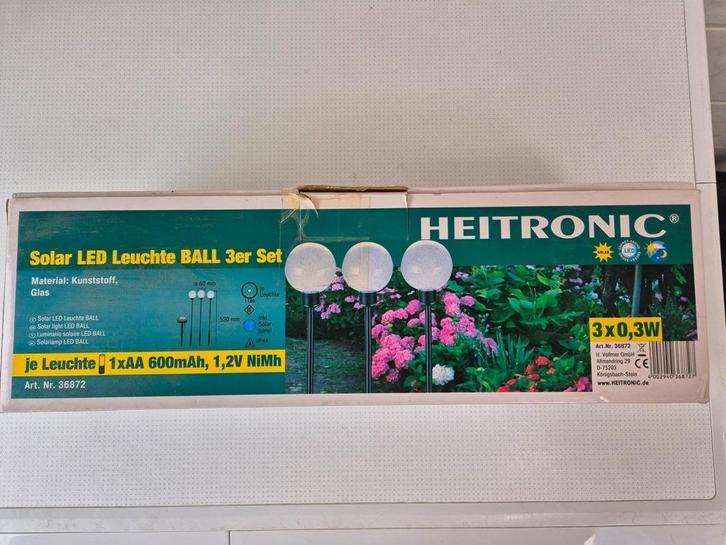 UITVERKOOP: LED Solar Tuinlampen set 2, Tuin en Terras, Buitenverlichting, Nieuw, Overige typen, Glas, Minder dan 50 watt, Zonne-energie