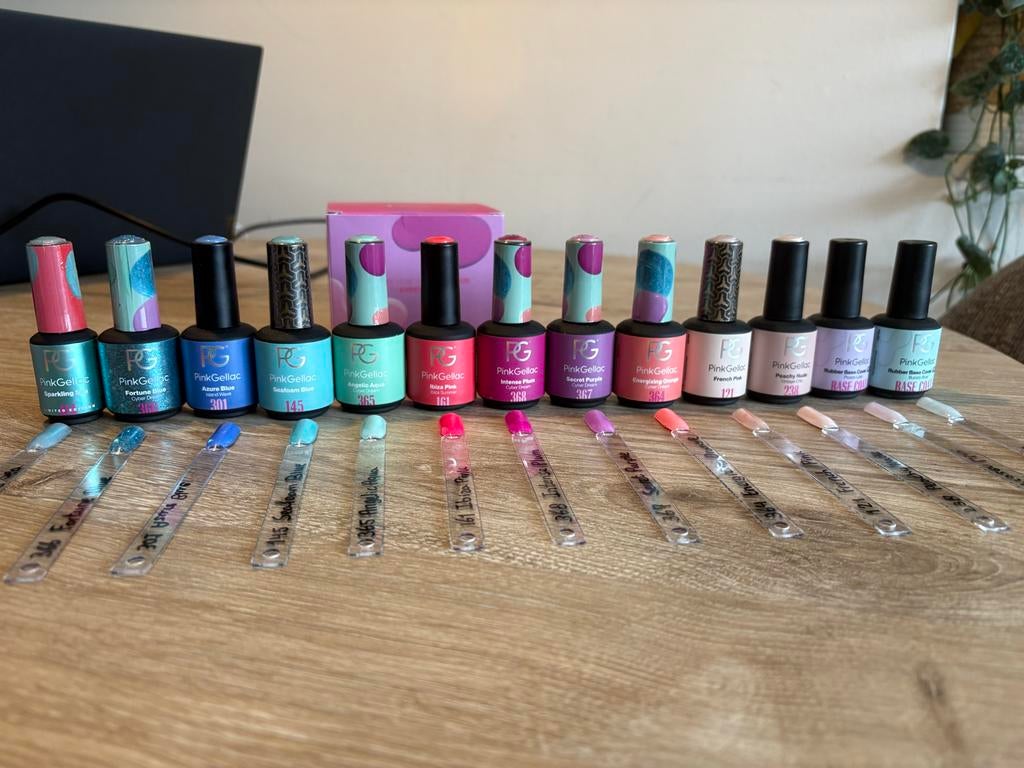 Pink Gellac Gellak, Sieraden, Tassen en Uiterlijk, Uiterlijk | Cosmetica en Make-up, Overige kleuren, Ophalen of Verzenden, Zo goed als nieuw