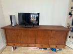 Vintage Houten Dressoirkast, Huis en Inrichting, Kasten | Dressoirs, Ophalen, Gebruikt, 200 cm of meer, Met deur(en)