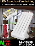 LED profiel strip SET 10x 33cm Broedkooi Kweekkooi Vogelkooi, Dieren en Toebehoren, Vogels | Hokken en Kooien, Ophalen of Verzenden