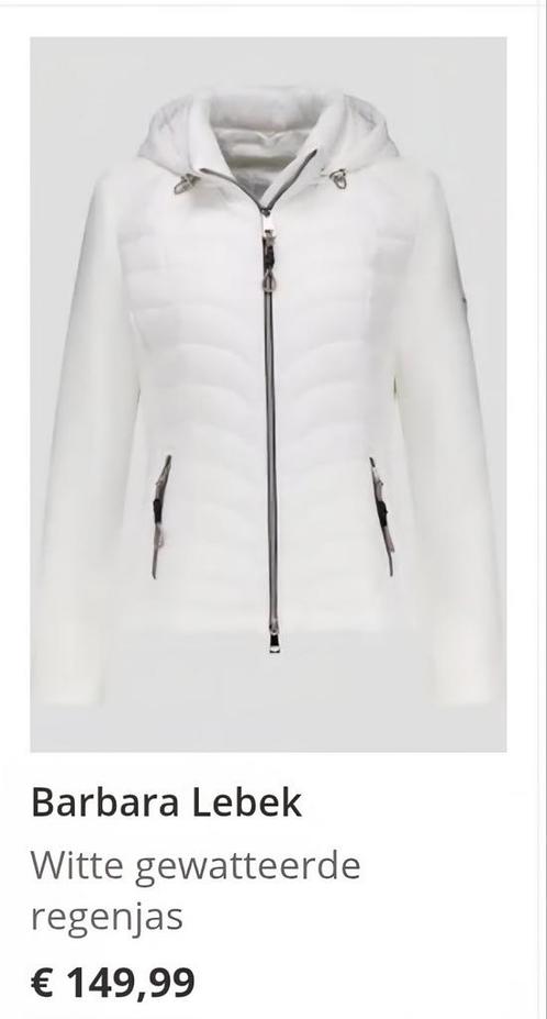 Barbara Lebek jas maat 48, Kleding | Dames, Jassen | Zomer, Zo goed als nieuw, Maat 46/48 (XL) of groter, Blauw, Ophalen of Verzenden