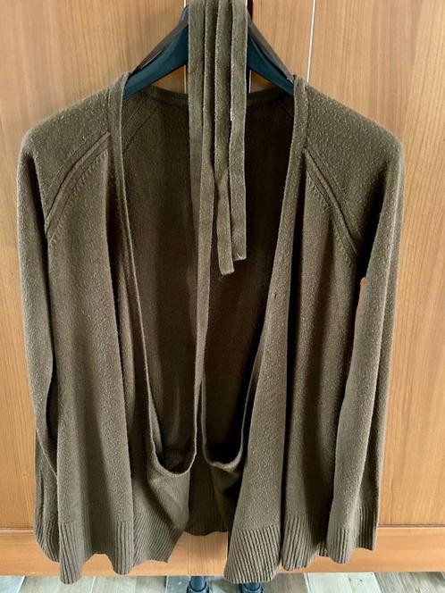 1 wikkelvest bruin maat L, Kleding | Dames, Truien en Vesten, Zo goed als nieuw, Maat 42/44 (L), Bruin, Ophalen of Verzenden