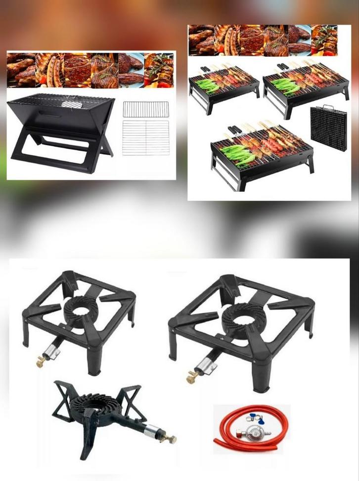 Wokbrander campinggas BBQ wok gietijzeren brander 3-7-8 kw, Tuin en Terras, Buitenkeukens, Nieuw, Gas, Ophalen of Verzenden
