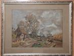 Pastel op papier door Herman Oosterwijk 1886-1979, Ophalen of Verzenden