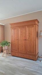 Massief Grenen Hang Leg Kledingkast, Huis en Inrichting, Kasten | Kledingkasten, Ophalen, Gebruikt, 150 tot 200 cm, 50 tot 75 cm