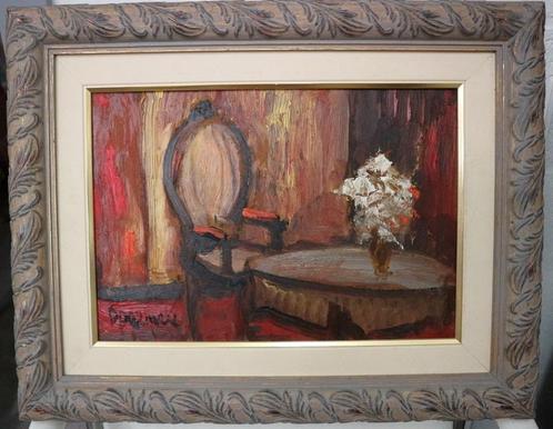 Paul PERMEKE, bloemen in de kamer, Antiek en Kunst, Kunst | Schilderijen | Klassiek, Ophalen of Verzenden