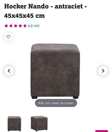 Mooie hocker/poef beschikbaar voor biedingen