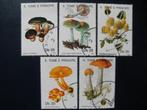 Postzegels paddenstoelen S. Tome E principe 1990 - cw € 11,-, Postzegels en Munten, Ophalen of Verzenden, Gestempeld, Dier of Natuur