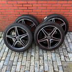 Mercedes AMG 5 spoke velgen met winterbanden origineel OEM, Auto-onderdelen, Ophalen, 18 inch, Gebruikt, Banden en Velgen