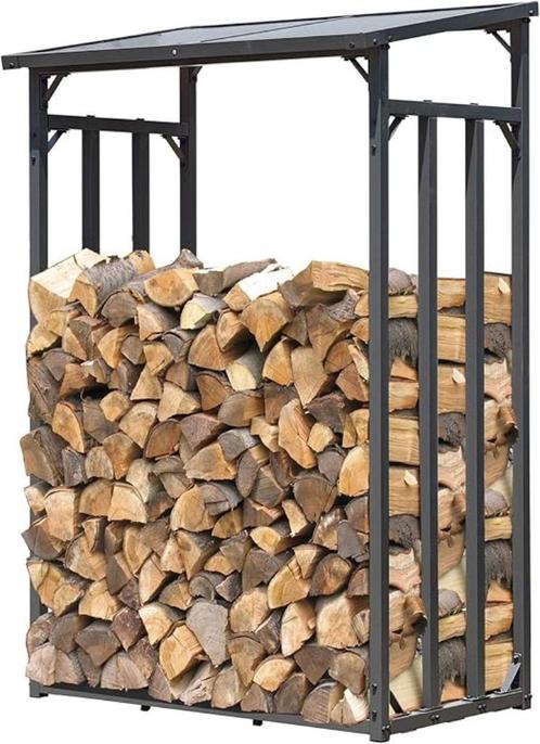 Haardhout opslag rek, Tuin en Terras, Haardhout, Blokken, Overige houtsoorten, Minder dan 3 m³, Ophalen