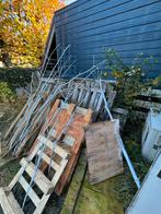 Gratis Pallets + Hout voor Recycling/Haard, Doe-het-zelf en Verbouw, Hout en Planken, Ophalen, Gebruikt, 25 tot 50 mm, Pallet