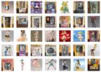 KOOPJE: MEGA COLLECTIE 280 ORIGINELE ANIME FIGUREN IN DOOS, Verzamelen, Ophalen, Zo goed als nieuw