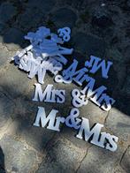 Bruiloft versiering Mr & Mrs, Ophalen of Verzenden, Zo goed als nieuw, Versiering, Geboorte of Huwelijk