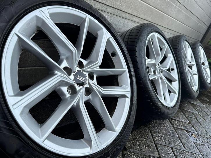 Org 18 inch Audi A5 S5 8F 8T A4 S4 B8 B9 velgen winterbanden, Auto-onderdelen, Banden en Velgen, Banden en Velgen, Winterbanden