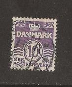 Denemarken; 259 Golvende lijnen, Verzenden, Denemarken, Gestempeld