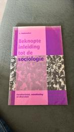 L. Rademaker - Beknopte inleiding tot de sociologie, Ophalen of Verzenden, Zo goed als nieuw, L. Rademaker