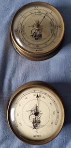 Scheepsbarometer en scheepstemperatuurmeter (merk Meteo)., Gebruikt, Barometer, Ophalen