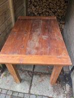 Robuuste houten tafel 120 x 80 cm, Ophalen, Gebruikt, 100 tot 150 cm, Vier personen