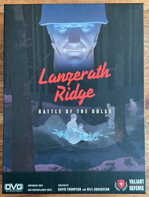 Lanzerath Ridge - ZGAN - met dvg tokenbox - 1x gespeeld., Hobby en Vrije tijd, Gezelschapsspellen | Bordspellen, Zo goed als nieuw