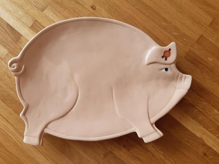 Presentatieschaal in de vorm van een varken, Huis en Inrichting, Keuken | Servies, Zo goed als nieuw, Schaal of Schalen, Overige stijlen