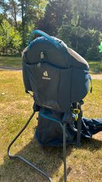 Deuter kid comfort donkerblauw, Ophalen of Verzenden, Zo goed als nieuw, Rug