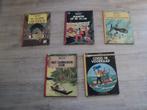 Kuifje 5 stuks met linnen rug Softcover, Gelezen, Ophalen of Verzenden, Meerdere stripboeken, Hergé