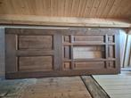 Hardhouten Buitendeur - Nieuw + Glas in Lood, Doe-het-zelf en Verbouw, Deuren en Horren, Ophalen of Verzenden, Glas, Buitendeur
