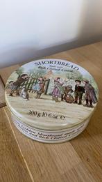 Shortbread blikje uit Engeland met vintage tekening van kind, Verzamelen, Blikken, Ophalen of Verzenden, Zo goed als nieuw