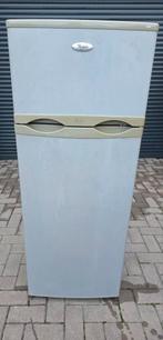 Whirlpool grijze koelkast met vriezer combinatie A ++, Witgoed en Apparatuur, Koelkasten en IJskasten, Ophalen, Gebruikt, 200 liter of meer