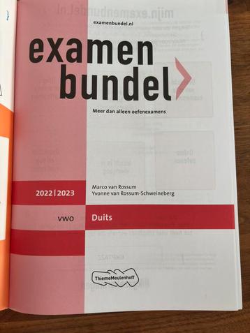 Examenbundel VWO - Duits 2022-2023 beschikbaar voor biedingen