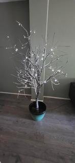 Lichtjesboompje met pot, Huis en Inrichting, Woonaccessoires | Kunstplanten en Kunstbloemen, Ophalen, Zo goed als nieuw
