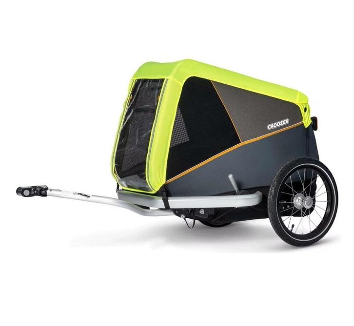 Croozer Fietskar met alle opties in nieuwstaat ., Fietsen en Brommers, Fietsaccessoires | Aanhangers en Karren, Zo goed als nieuw