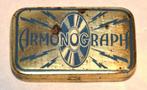 blik grammofoon naalden Armonograph gramophone needle tin, Overige merken, Gebruikt, Ophalen of Verzenden