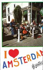Ansichtkaart	Amsterdam	Straatmuziek, Verzamelen, Ansichtkaarten | Nederland, Verzenden, 1960 tot 1980, Ongelopen, Noord-Holland