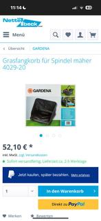 Gardena gras opvang bak, Tuin en Terras, Grasmaaiers, Cirkelmaaier, Ophalen of Verzenden, Zo goed als nieuw