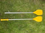 Te koop: set roeispanen voor kinderbootje, Watersport en Boten, Peddels, Ophalen, Gebruikt, Enkelbladige peddel