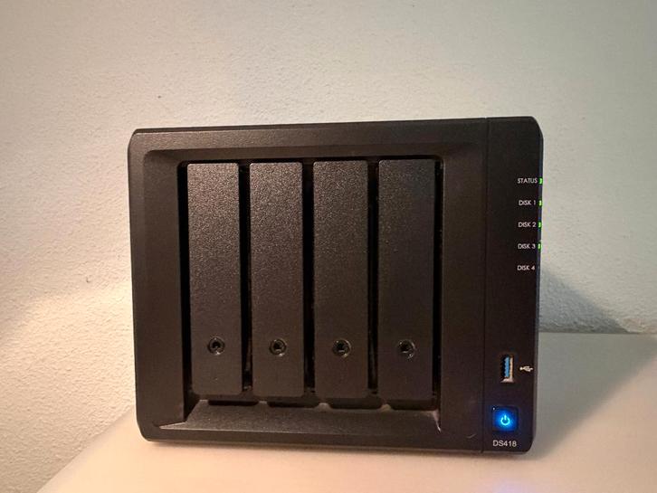 Uitstekende Synology DS418 met 8 TB opslag, Computers en Software, NAS, Gebruikt, Ophalen of Verzenden
