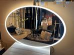 Spiegel met verlichting ovaal, Ophalen, Nieuw, 100 tot 125 cm, Minder dan 100 cm