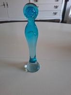 Blauw glazen beeldje, Antiek en Kunst, Ophalen of Verzenden