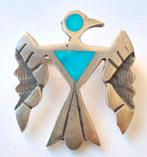 Native US Indianen broche zilver sieraad Condor vogel, Antiek en Kunst, Kunst | Designobjecten, Ophalen of Verzenden