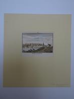 gravure kleur t Veer bij Gorkum, Gorinchem Rademaker 1792, Antiek en Kunst, Verzenden