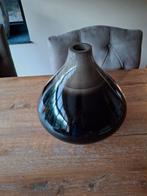 Prachtige vaas zwart/grijs, Huis en Inrichting, Woonaccessoires | Vazen, Steen, Zwart, Ophalen of Verzenden, Zo goed als nieuw