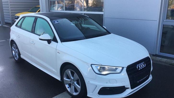 Audi A3 1.4 Tfsi 90KW Sportback S-tronic 2014 Wit, Auto's, Audi, Particulier, A3, Airbags, Airconditioning, Apple Carplay, Cruise Control