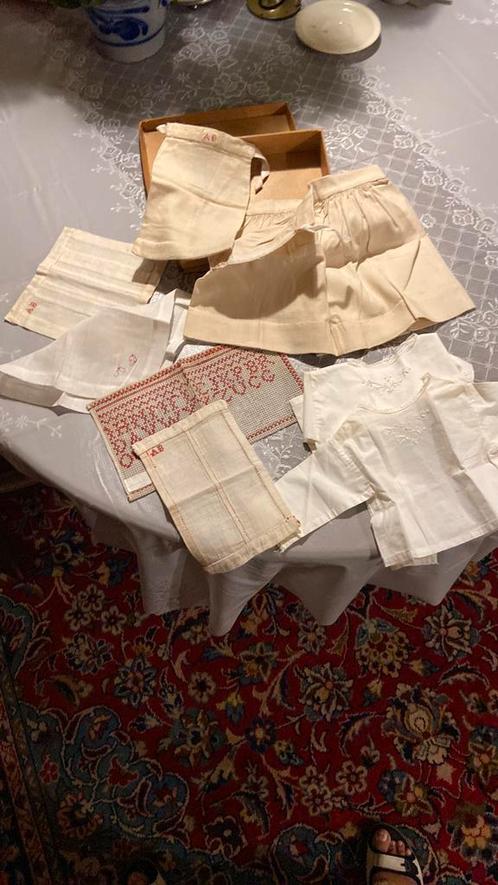 Merklap en stekenlap naaldkunst handwerk 1900, Antiek en Kunst, Antiek | Kleden en Textiel, Ophalen of Verzenden