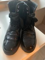 Laklaarsjes, Zwart, Lage of Enkellaarzen, Ophalen of Verzenden, Zo goed als nieuw