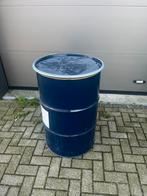 Steel 55 Galloon drum with removable lid., Tuin en Terras, Ophalen, Gebruikt, Vuurkorf