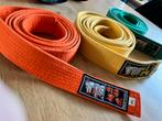 Judo banden merk matsuru, groen, geel, oranje, Ophalen, Maat XL, Judo, Zo goed als nieuw